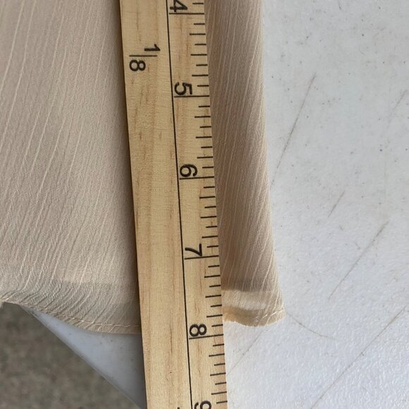 Davids Bridal One-Shoulder Champagne Maxi Dress Size 16 Formal Bride Gown Event - Picture 11 of 14